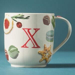 SPECIAL PRICING 🔥 Holifaye stoneware ceramic mug * Christmas monogram X